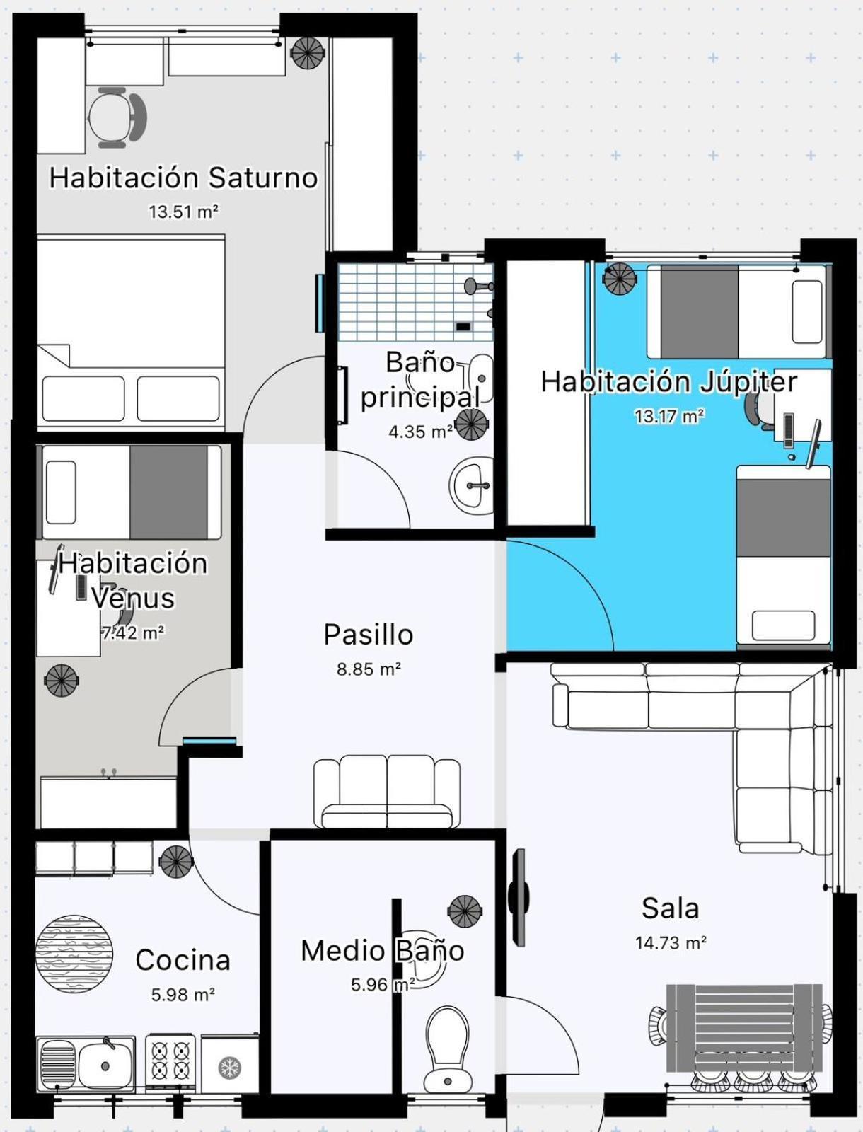 A Habitaciones Bmr 墨西哥城 外观 照片
